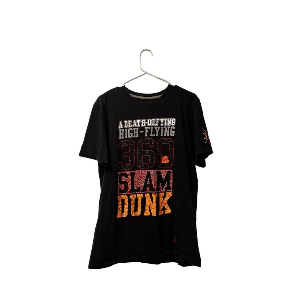 Nike Air Jordan High Flying Death Defying 360 Slam Dunk T-Shirt Size Medium